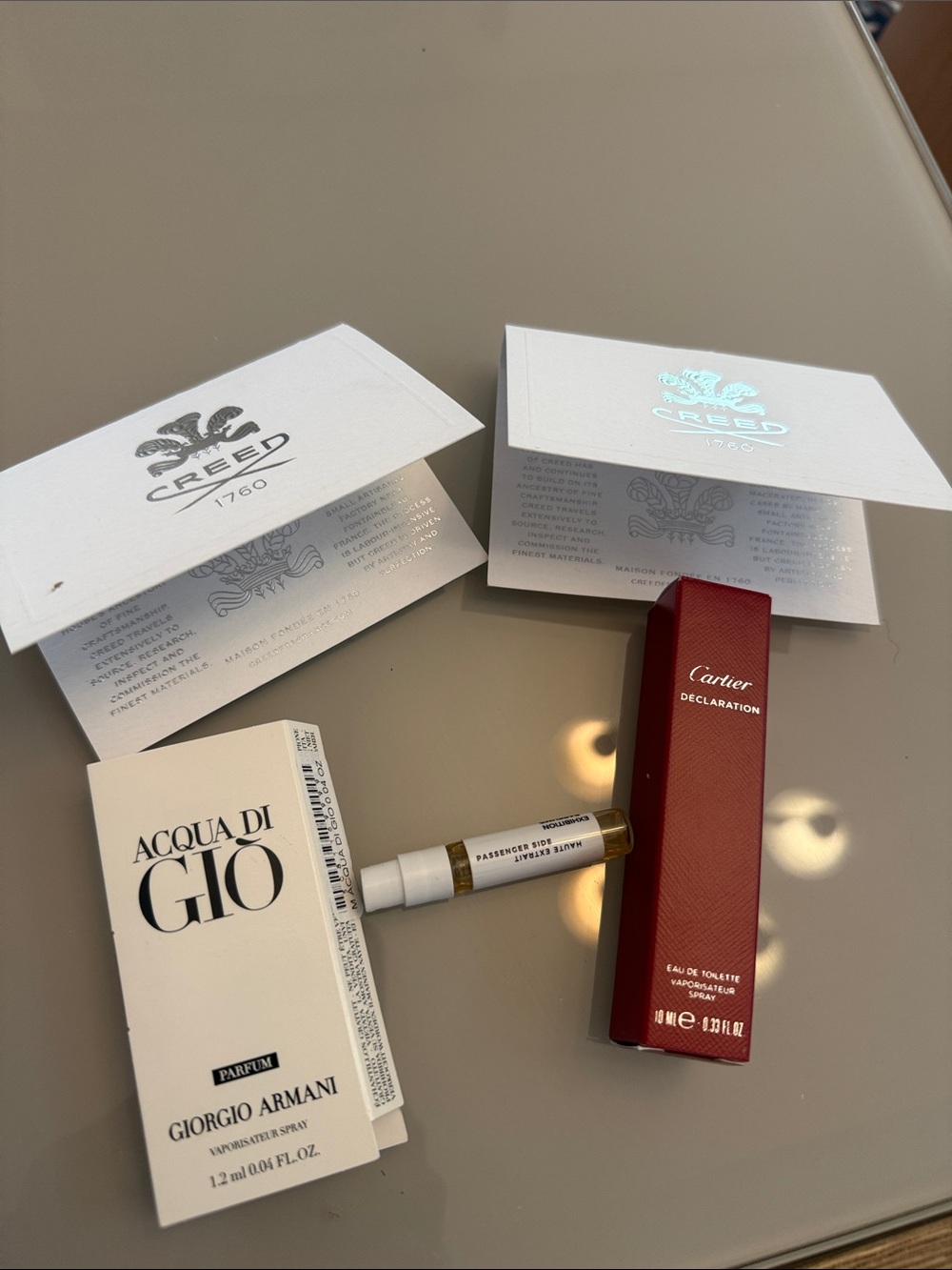Cartier Declaration, Creed Adventus, Creed Royal Oud, Giorgio Armani  and more